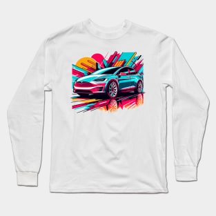 Tesla Model X Long Sleeve T-Shirt